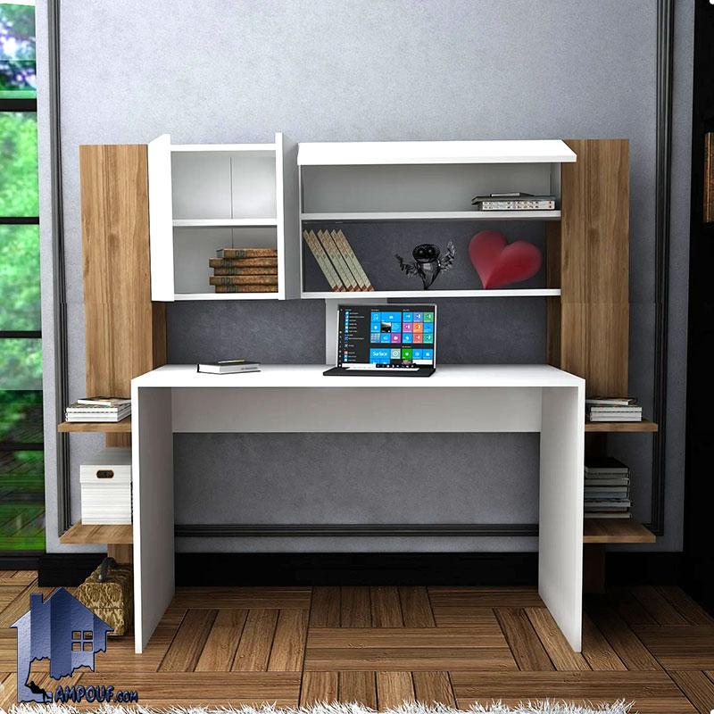 SDJ132 (1) میز لپ تاپ SDJ132 دارای قفسه و کتابخانه با درب آبچکونی جک دار که به عنوان میز گیمینگ و کامپیوتر و ترید و تحریر و کار در اتاق استفاده میشود.