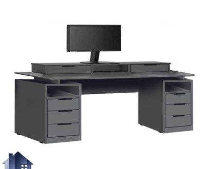 میز گیمینگ SDJ436 دارای فضای سه مانیتور و کشو دار که به عنوان میز کامپیوتر و تحریر ومیز بازی های کامپیوتری و میز ترید و کار استفاده می‌شود.