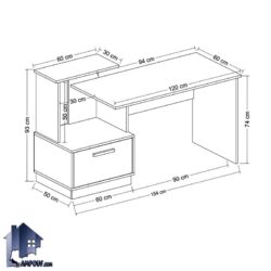 میز کامپیوتر SDJ135