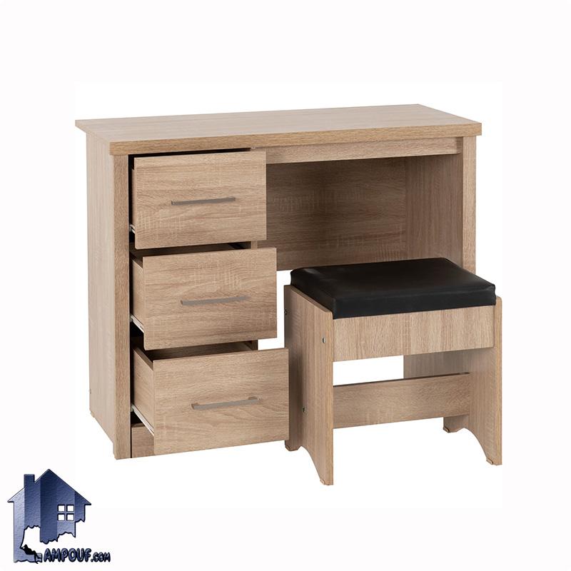 SDJ137 (3) میز تحریر SDJ137 به صورت کشو دار با صندلی که به عنوان میز تحصیلی، دانش آموزی، محصلی و میز کامپیوتر، لپ تاپ و میز کار کمجا در کنار سرویس خواب قرار میگیرد.