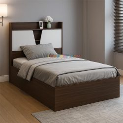 تخت خواب یک نفره SBJ225 به صورت تاج باکس دارای تاج با درب داشبوردی جک دار به عنوان تختخواب یکنفره کنار سرویس خواب در اتاق نوجوان و بزرگسال استفاده می‌شود.