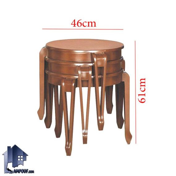 میز عسلی سه تکه HOA088