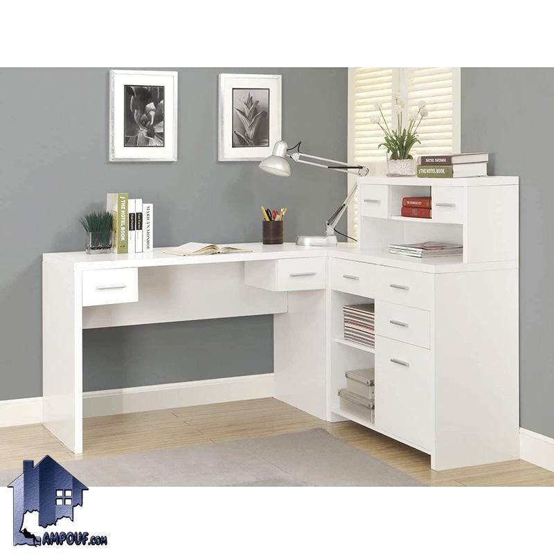 SDJ142 (1) میز تحریر SDJ142 ال شکل و گوشه ای و کنجی به صورت کشو دار که به عنوان میز کامپیوتر، لپ تاپ، گیمینگ و میز کار، ترید در کنار سرویس خواب در اتاق قرار میگیرد.