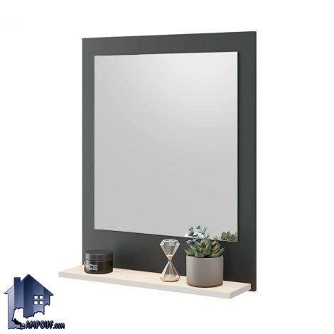 آینه سرویس بهداشتی BMJ100 از جنس PVC روکش هایگلاس و ضد آب که به عنوان آینه دیواری و آینه روشویی در دستشویی و حمام با قابلیت شستشو استفاده میشود.