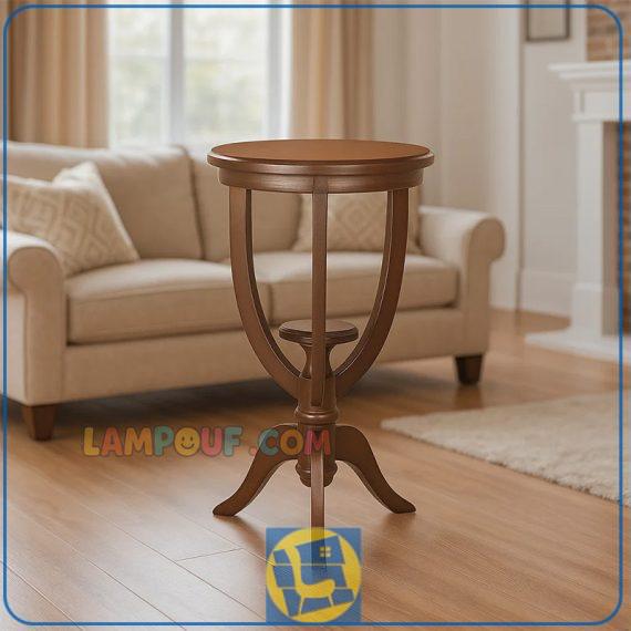 میز خاطره DTA92 چوبی که به عنوان میز قاب عکس و میز تزئینی هفت سین و میز دکوری و یا نهار خوری در پذیرایی و آشپزخانه و کافی شاپ و رستوران استفاده می‌شود.