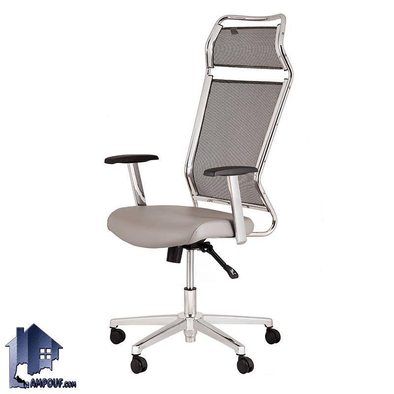 MSAM100 (1) صندلی مدیریتی TUM کد MSAM100 با فریم فلزی به صورت جکدار و چرخ دار با پایه پنجپر که در کنار انواع میز اداری کارمندی، کامپیوتر، گیمینگ و تحریر قرار میگیرد.