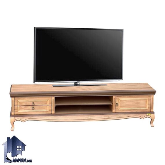 میز تلویزیون مدل TTA6000 چوبی درب دار و کشو دار که به عنوان زیر تلویزیونی و استند LCD و LED و میز TV در تی وی روم و پذیرایی استفاده می‌شود.