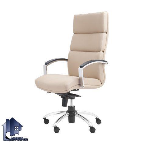 صندلی مدیریتی BGM کد MSAM103 با پایه پنجپر و چرخ دار و به صورت جکدار که به عنوان صندلی کارمندی و گیمینگ در کنار میز اداری و کامپیوتر و تحریر قرار میگیرد.