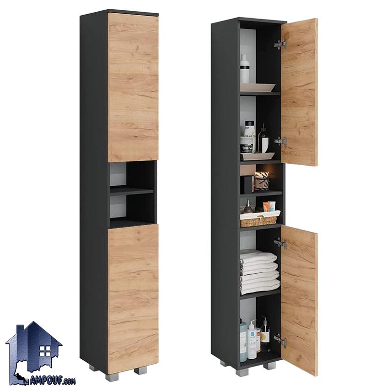 BLJ111 (1) کمد سرویس بهداشتی BLJ111 درب دار و قفسه دار به صورت ضد آب و قابل شتشو که به عنوان کابینت حوله و لباس و لوازم بهداشتی در داخل حمام و دستشویی استفاده میشود.