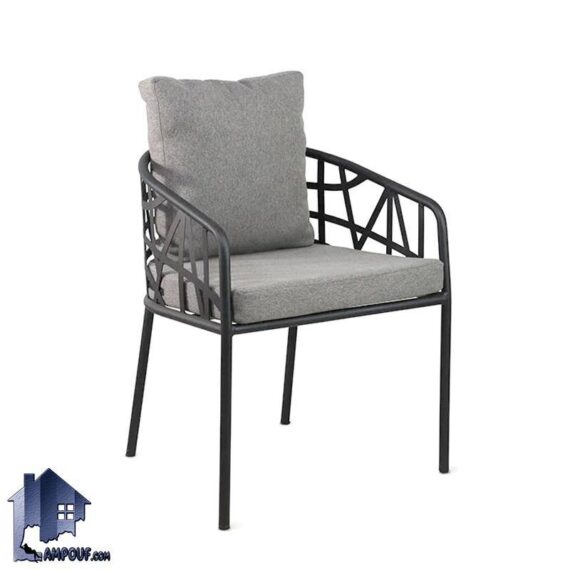 صندلی نهارخوری OFN100، طراحی زیبا و خاص از جنس فلز که بدنه و نیز پارچه رویه آن تنوع رنگی بالایی با توجه به سلیقه و سبک چیدمان خریدار دارد.