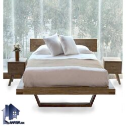 تخت خواب چوبی یک نفره مدل ستاره SBL0016 در ابعاد یک و دونفره و نیز سایزهای کینگ و کوئین قابل سفارش و استفاده برای اتاق نوجوان و بزرگسال است.
