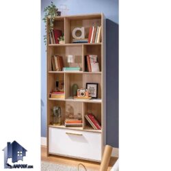 کتابخانه BCSJ117 دارای درب داشبوردی جکدار به همراه قفسه که به عنوان شلف و ویترین و کمد کتاب و اسباب بازی در کنار سرویس خواب در اتاق قرار می‌گیرد.