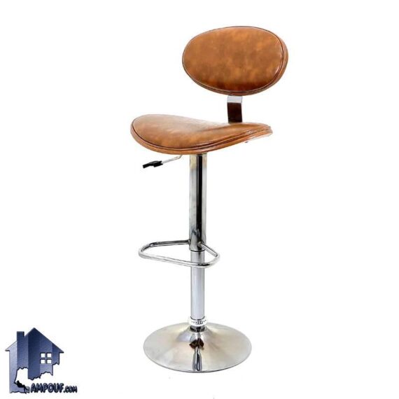 صندلی اپن BSO2040 پایه جکدار با قابلیت تنظیم ارتفاع که در کنار انواع میز بار و کانتر و پیشخوان در آشپزخانه و پذیرایی و کافی شاپ استفاده می‌شود.