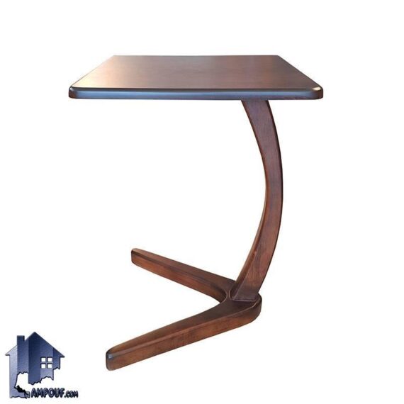 میز عسلی HOB167 چوبی که به عنوان میز پذیرایی و جلومبلی در کنار انواع مبلمان خانگی و اداری در پذیرایی و تی وی روم و سالن های انتظار استفاده می‌شود.