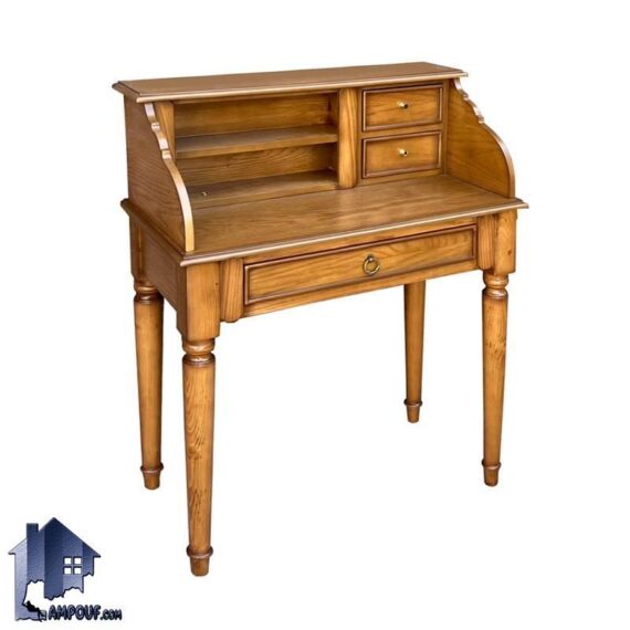 میز تحریر SDA3034 به صورت چوبی و کشو دار و قفسه دار که به عنوان میز لپ تاپ و میز تحصیلی در اتاق خواب و یا اتاق کار اداری استفاده می‌شود.