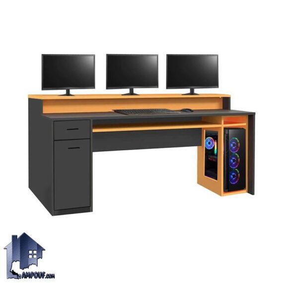 میز گیمینگ SDJ450 دارای کشو و قفسه کیس و میز مانیتور با فضای مناسب به عنوان میز کامپیوتر، ترید و تحریر در اتاق نوجوان و بزرگسال استفاده می‌شود.