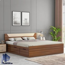 تخت خواب دو نفره DBJ213 دارای دو سایز کینگ و کوئین که به عنوان سرویس خواب کشو دار در اتاق خواب مورد استفاده قرار میگیرد.