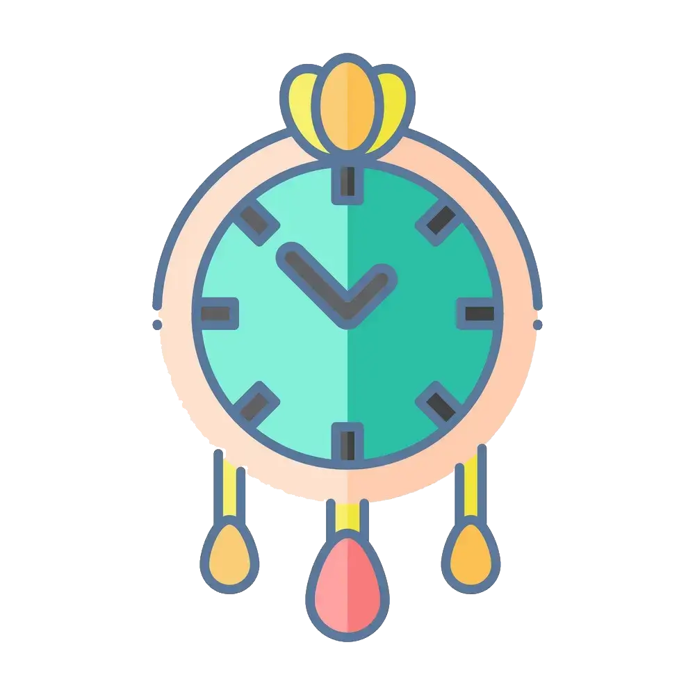 icon wall clock related to home decoration symbol vector 49778099 1
