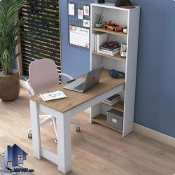 میز تحریر SDJ172 دارای قفسه کتابخانه که به صورت یک میز و کتابخانه با طراحی کمجا ساخته شده و مناسب برای اتاق خواب نوجوان و بزرگسال میباشد.