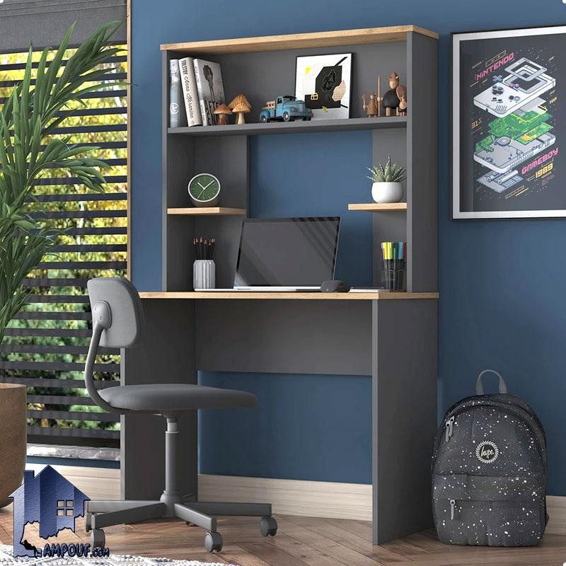 SDJ174 (1) میز تحریر SDJ174 با طراحی زیبا و دارای قفسه کتابخانه مناسب برای اتاق نوجوان و بزرگسال که به عنوان میز لپ تاپ، کامپیوتر و ... نیز استفاده میشود.