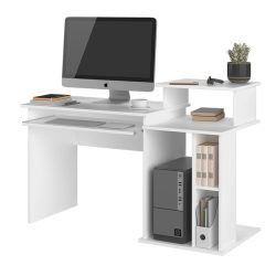 میز کامپیوتر SDJ183 دارای میز پرینتر و فضایی برای کیس و کیبورد که به عنوان میز رایانه و میز تحریر و میز گیمینگ و ترید و غیره مورد استفاده قرار میگیرد.