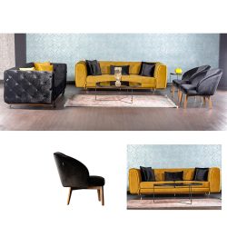 مبل 8 نفره ملبورن CFRA223 دارای دو عدد مبل سه نفره و دو عدد مبل یک نفره که میتواند به عنوان مبلمان راحتی در منزل و ویلا استفاده شود.