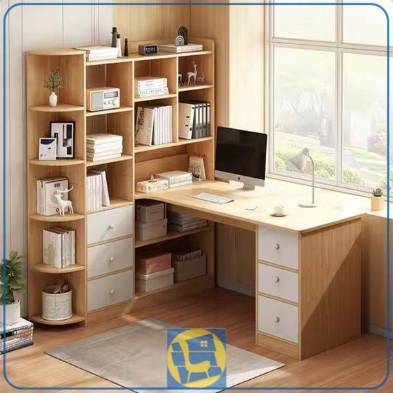 میز تحریر SDJ188 دارای کشو و قفسه و کتابخانه که می‌تواند در فضای گوشه ای در اتاق نوجوان و بزرگسال مورد استفاده قرار بگیرد.