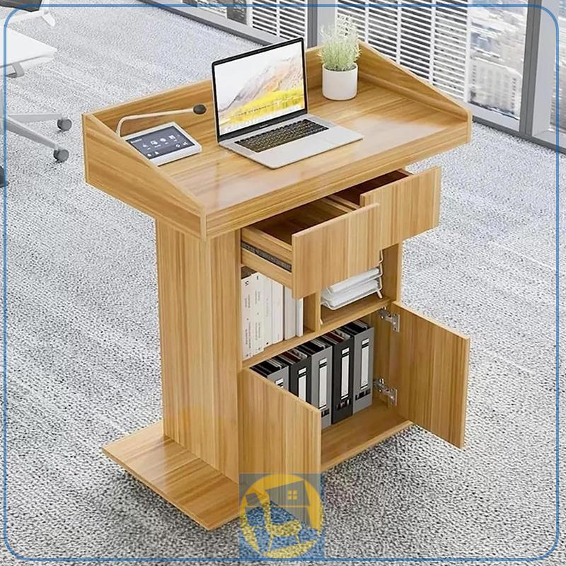 TDJ109 (1) میز تریبون TDJ109 طراحی شده با نهایت دقت و کارایی، یک انتخاب ایدهآل برای فضاهای آموزشی، اداری، سالنهای کنفرانس و سخنرانیهای رسمی است.