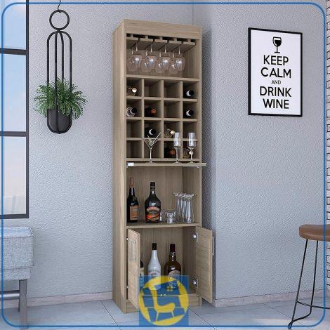 میز بار BTJ209 با طراحی خلاقانه و ساختار چندبخشی شامل قفسه بطری، کمد و میز کشویی، گزینهای ایدهآل برای دکوراسیون داخلی منزل، کافیشاپها و حتی فضاهای اداری با سبک لوکس و مدرن است.