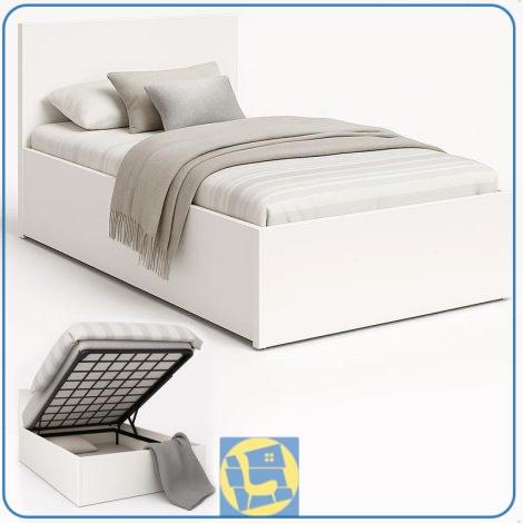 تخت خواب یک نفره جکدار SBJ290 دارای فضای ذخیره سازی و قابل تولید با سایز های متنوع یک نفره استاندارد برای نوجوان و بزرگسال میباشد.