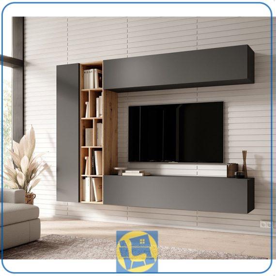 میز تلویزیون TTJ139 دارای درب و قفسه با قابلیت نصب به دیوار که می‌تواند به عنوان میز تلویزیون دیواری فضای تی وی روم یا پذیرایی شما را تجهیز کند.