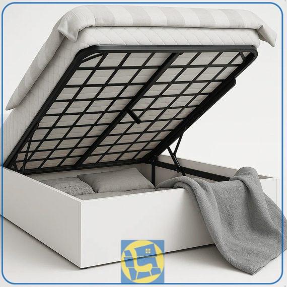 تخت خواب دو نفره جکدار DBJ225