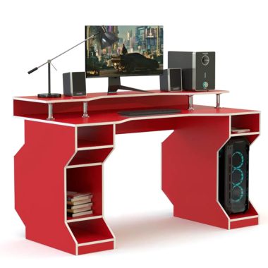 میز گیمینگ SDJ471 با طراحی منحصر به فرد و دارای میز مانیتور که به عنوان میز کامپیوتر و میز تحریر در کنار سرویس خواب نوجوان و بزرگسال استفاده می‌شود.