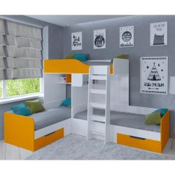 تخت خواب دو طبقه سه نفره TBJ173