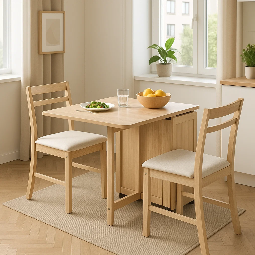 میز ناهارخوری تاشو؛ نجات‌دهنده فضا