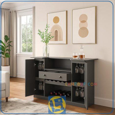 میز بار BTJ213 قابل استفاده در فضا های مختلف در آشپزخانه و پذیرایی و کافی شاپ به عنوان میز پذیرایی که به عنوان میز کانتر نیز قابل استفاده است.