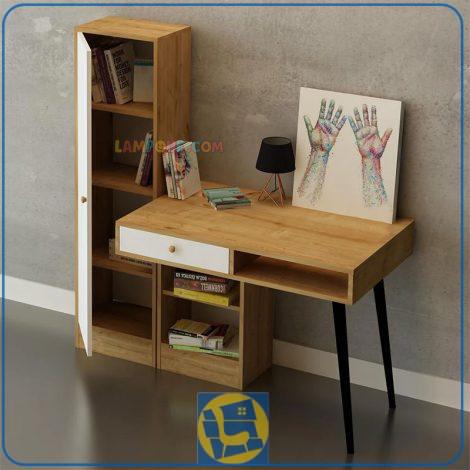 میز تحریر SDJ160 دارای کشو، کمد کتابخانه و طراحی بسیار مدرن که میتواند به عنوان میز لپ تاپ و کامپیوتر و یا میز کار مورد استفاده قرار بگیرد.