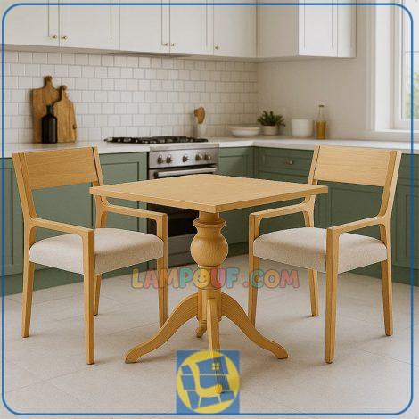 ست میز نهارخوری دونفره DTB127 با طراحی بسیار زیبا مناسب برای استفاده در آشپزخانه و پذیرایی و سالن های غذاخوری مانند کافه و رستوران است.