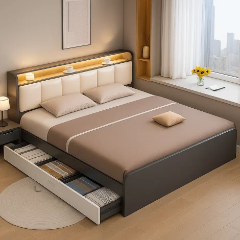 مدل‌های جدید تخت خواب ساده و شیک دو نفره؛ از مینیمال تا کلاسیک