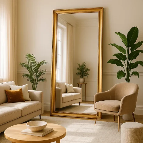 5 مدل آینه قدی پذیرایی که دکور خانه‌تان را متحول می‌کنند