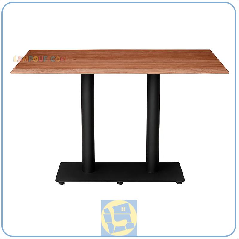 DTKH39 (1) میز نهارخوری DTKH39 دارای پایه فلزی و صفحه چوبی وکیوم با رنگ های متنوع و در دو سایز شش و هشت نفره که مناسب رستوران و کافه و منازل است.