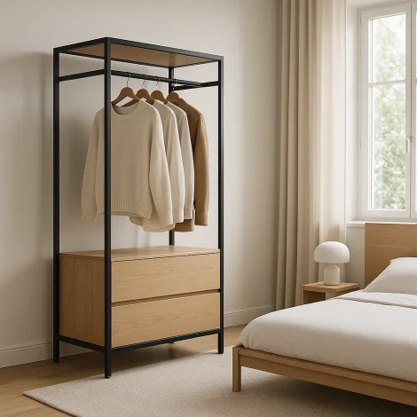 مدل کمد لباس متحرک؛ انتخابی هوشمندانه برای خانه‌های امروزی