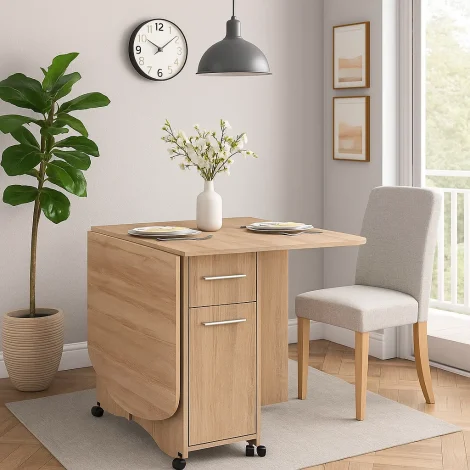 میز ناهارخوری تاشو کم‌جا؛ انتخاب شماره یک آپارتمان‌نشین‌ها در 2025