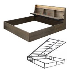 تخت خواب دو نفره جکدار DBJ232