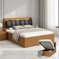 تخت خواب دو نفره جکدار DBJ232