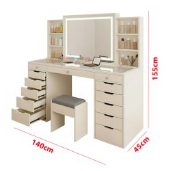 میز آرایش لامپ دار DJ752