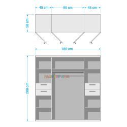 کمد جالباسی LHJ362