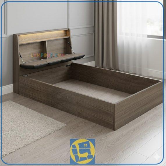 تخت خواب یک نفره جکدار SBJ309